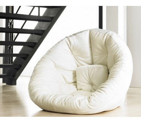 Idée déco originale : Fauteuil pouf poire