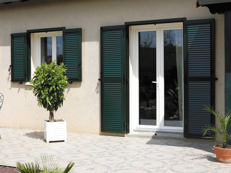 Volets battants aluminium