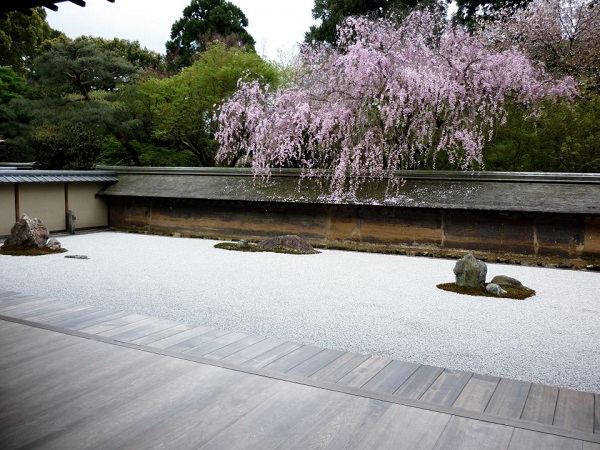 Jardin japonais sec à Kyoto